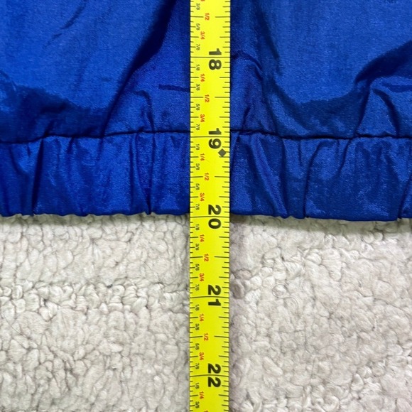 Mitchell & Ness Windbreaker New York Giants Women Large Blue Full Zip NFL Jacket - Picture 10 of 11